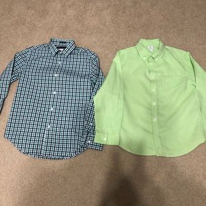 EUC Crewcuts and Gymboree long sleeve boys shirts